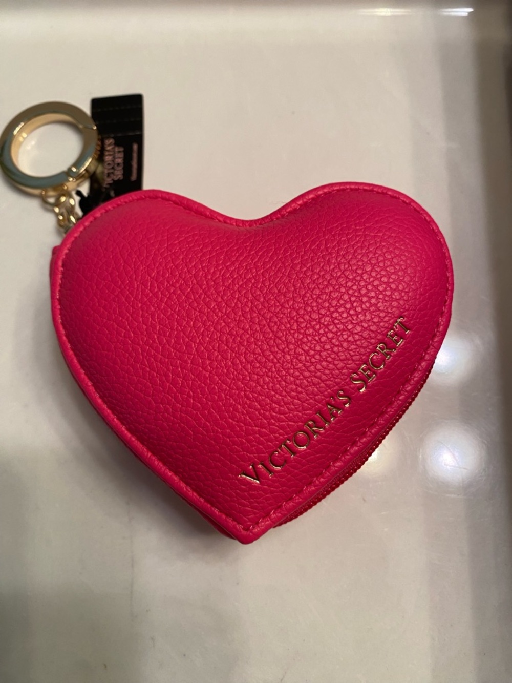 Victoria's Secret Pink Heart Keychain and Pure Seduction Lotion - Picture 2 of 4